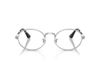 Ray-Ban A$AP Rocky Oval Metal Optical Eyeglasses Silver