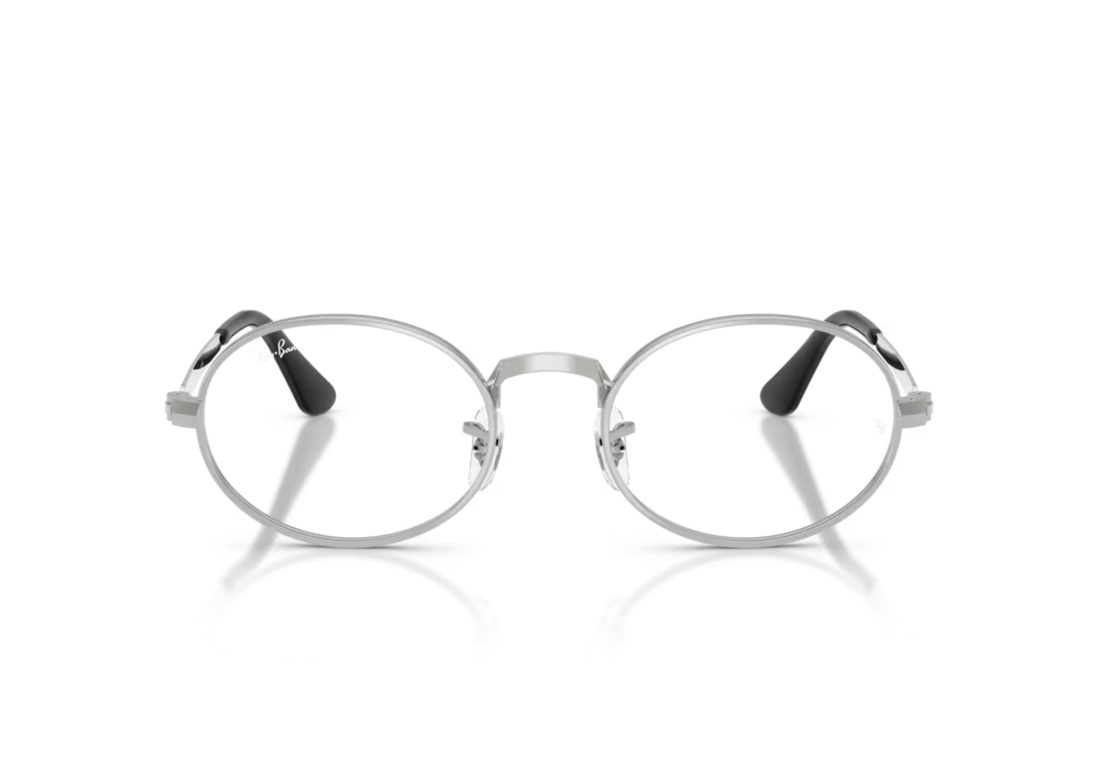 Ray-Ban A$AP Rocky Oval Metal Optical Eyeglasses Silver