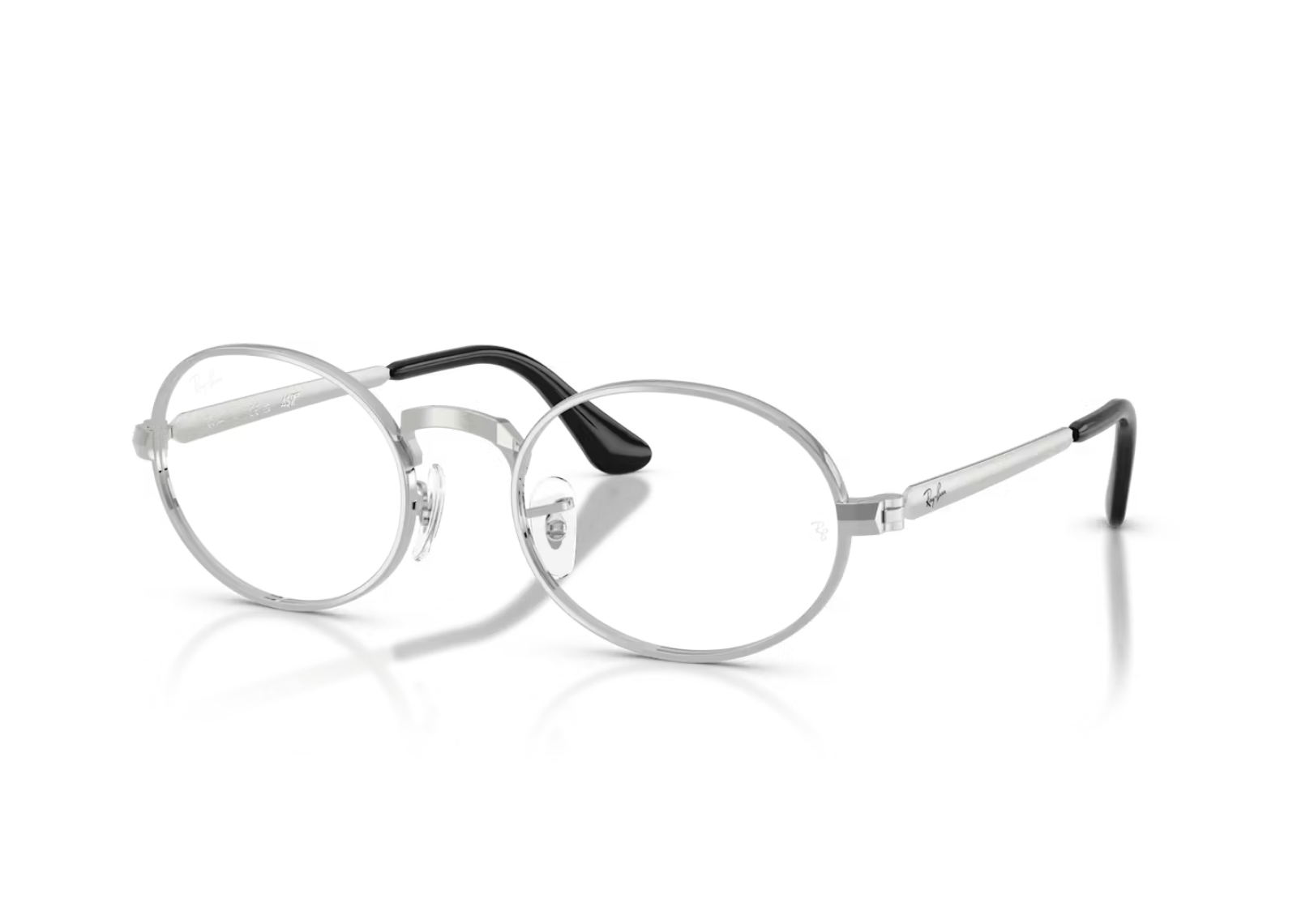 Ray-Ban A$AP Rocky Oval Metal Optical Eyeglasses Silver