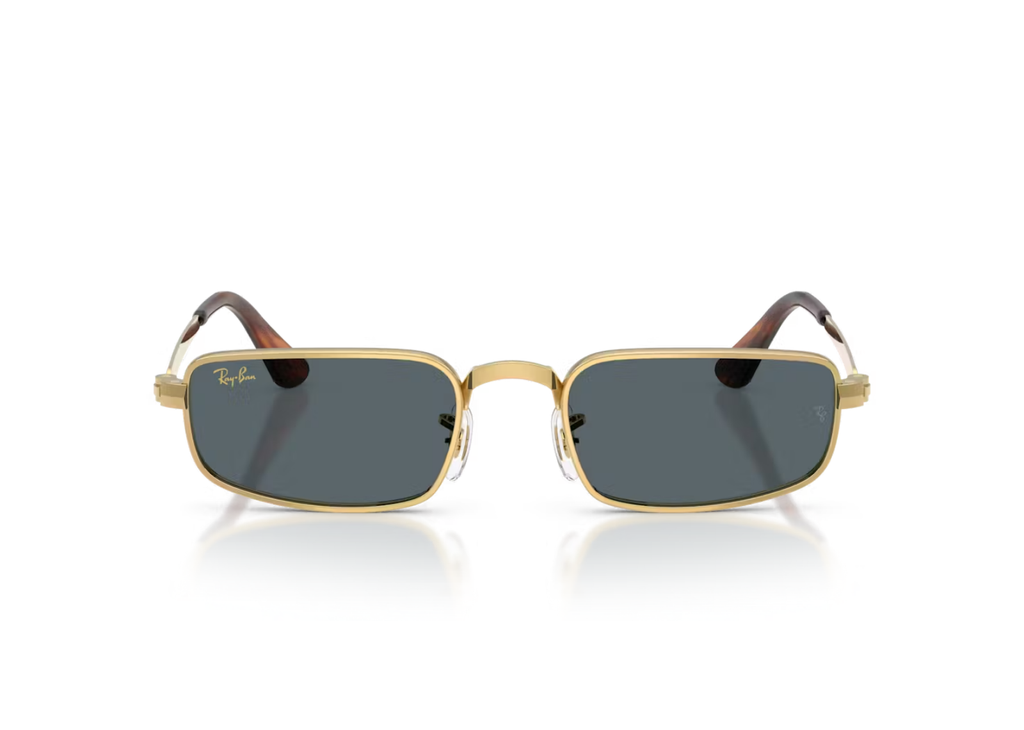 Ray-Ban A$AP Rocky RB 3927 Metal Sunglasses Blue Solid Lens Arista Gold
