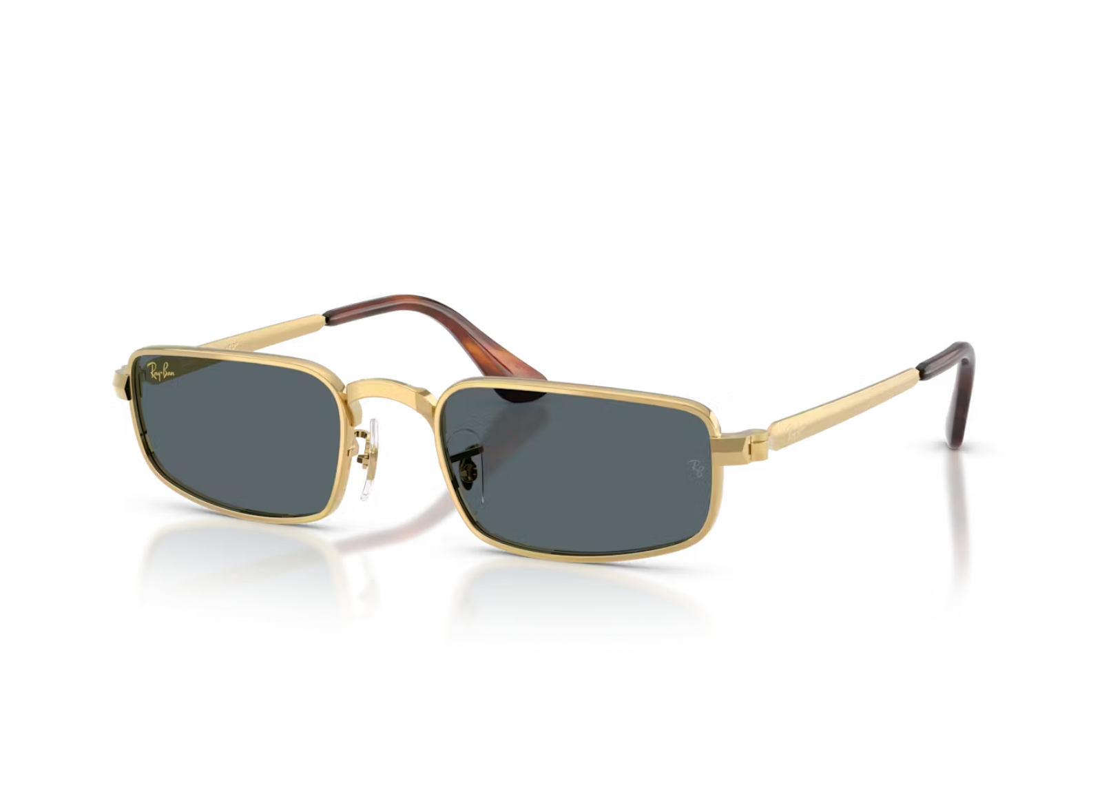 Ray-Ban A$AP Rocky RB 3927 Metal Sunglasses Blue Solid Lens Arista Gold