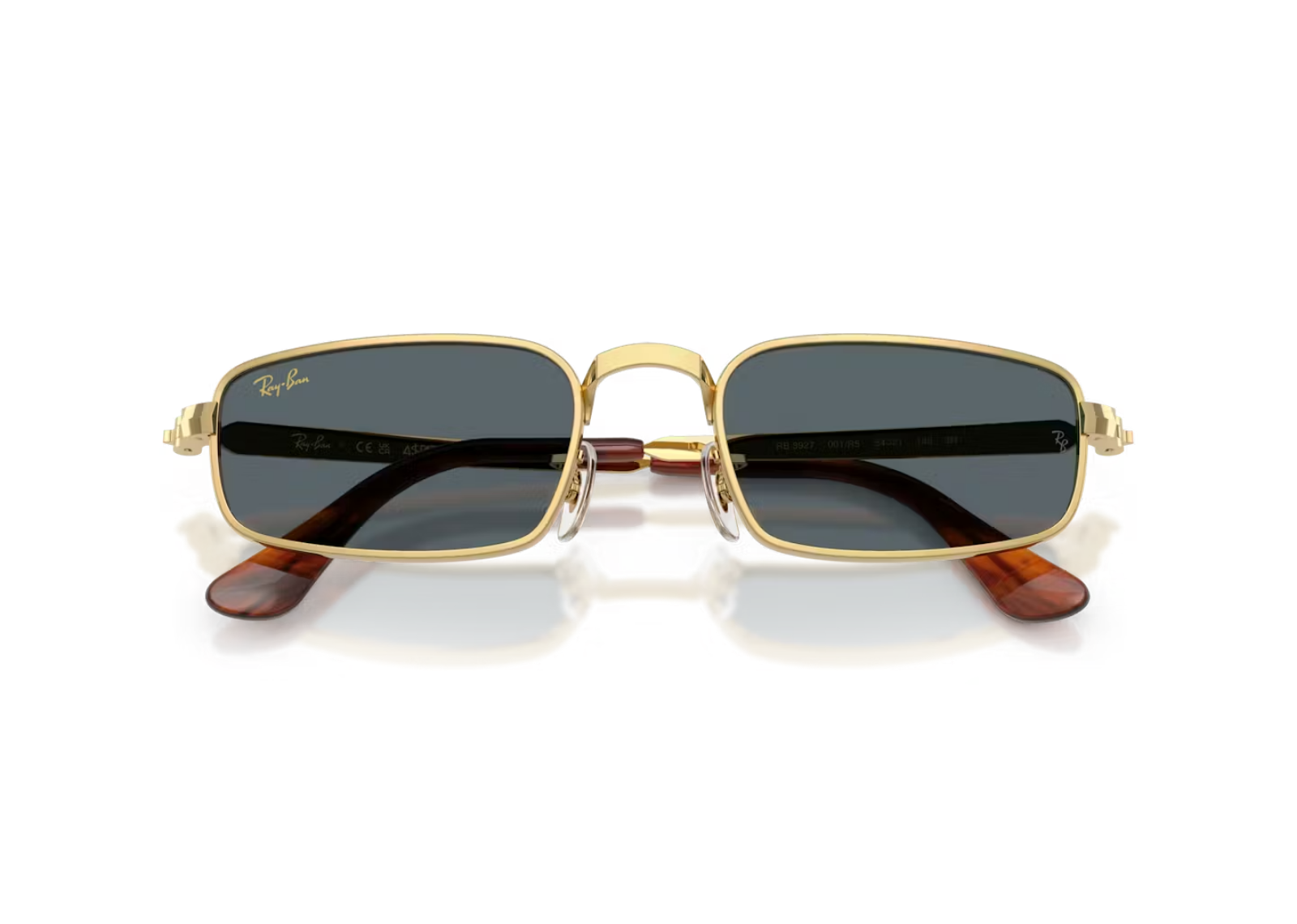 Ray-Ban A$AP Rocky RB 3927 Metal Sunglasses Blue Solid Lens Arista Gold