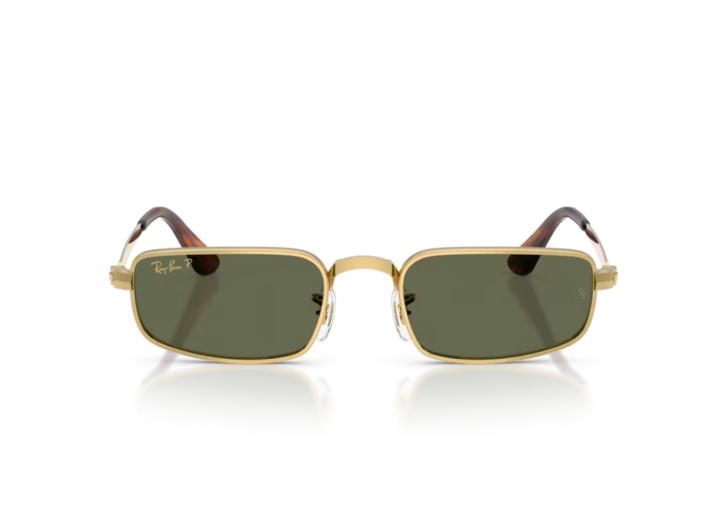 Ray-Ban A$AP Rocky RB 3927 Metal Sunglasses Green Polarized Lens Arista Gold