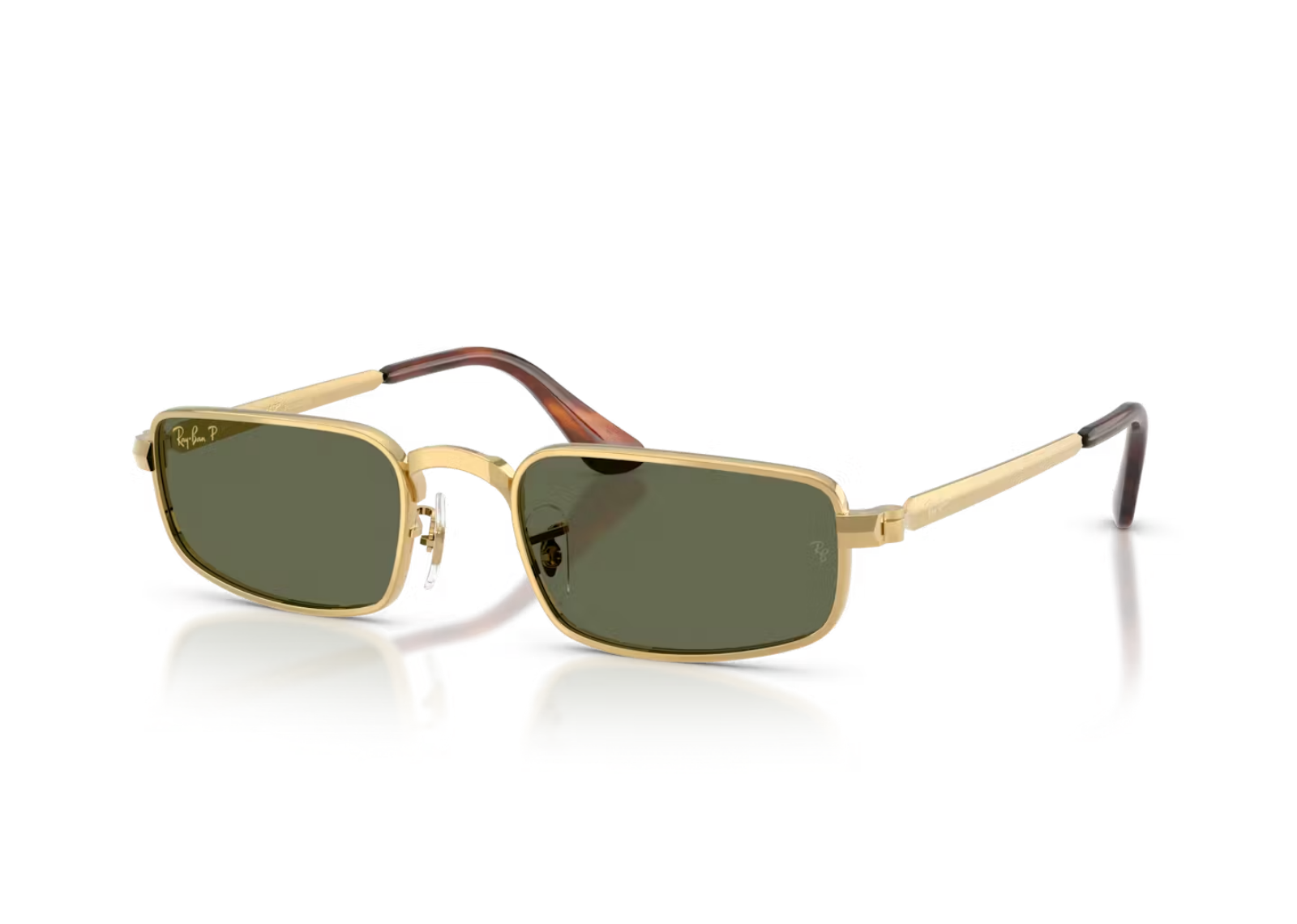 Ray-Ban A$AP Rocky RB 3927 Metal Sunglasses Green Polarized Lens Arista Gold