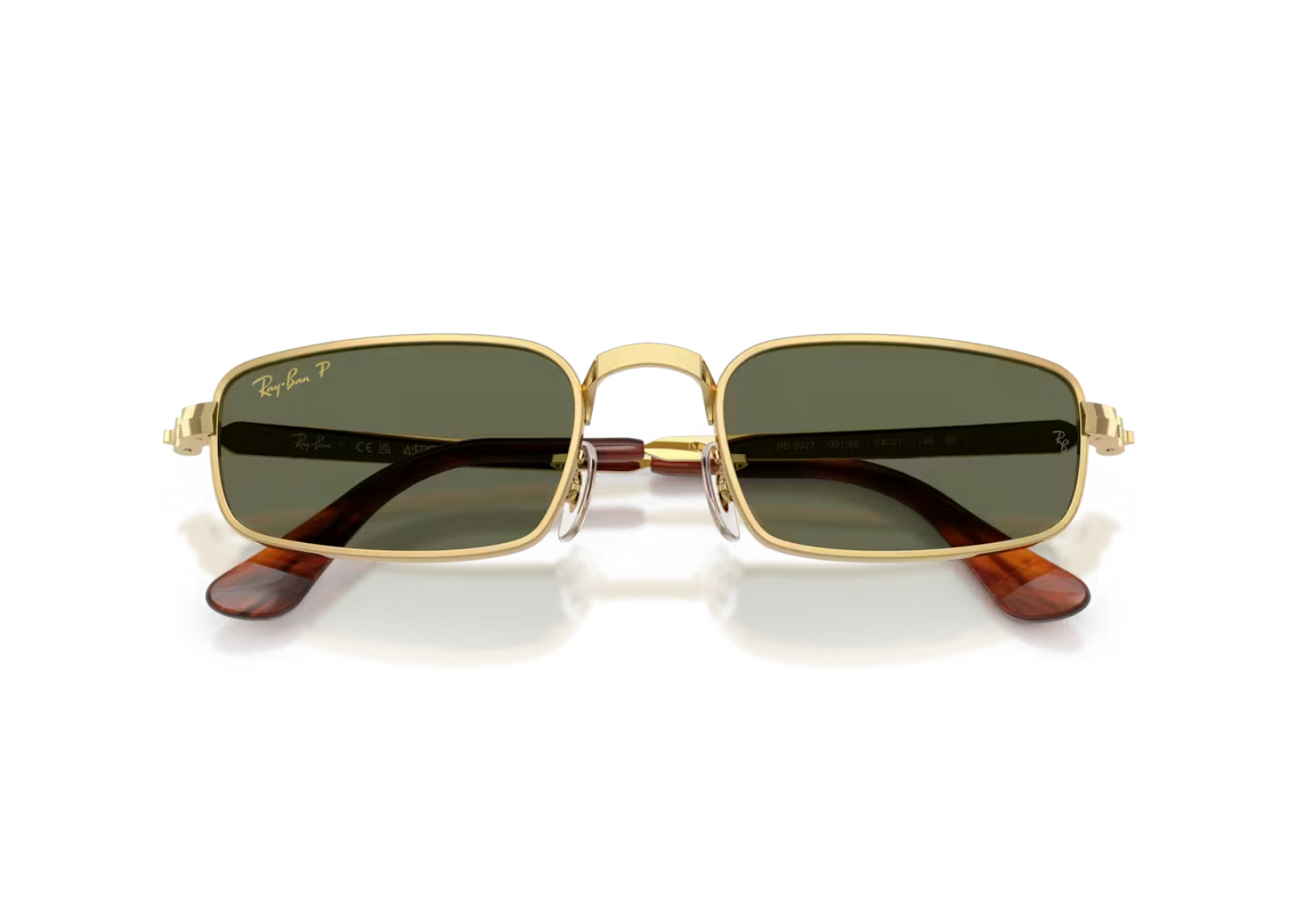 Ray-Ban A$AP Rocky RB 3927 Metal Sunglasses Green Polarized Lens Arista Gold