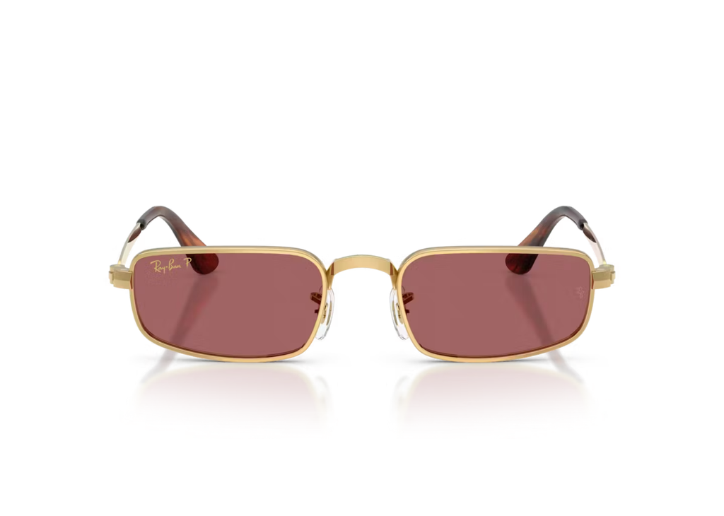 Ray-Ban A$AP Rocky RB 3927 Metal Sunglasses Purple Polarized Lens Arista Gold