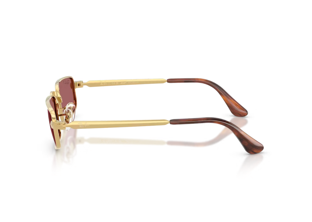 Ray-Ban A$AP Rocky RB 3927 Metal Sunglasses Purple Polarized Lens Arista Gold