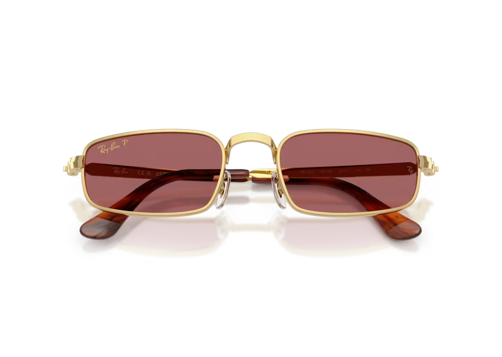 Ray-Ban A$AP Rocky RB 3927 Metal Sunglasses Purple Polarized Lens Arista Gold
