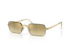 Ray-Ban A$AP Rocky RB 3928 Metal Sunglasses Brown Mirror Gold Gradient Arista Gold