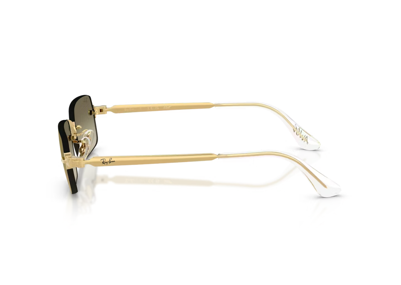 Ray-Ban A$AP Rocky RB 3928 Metal Sunglasses Brown Mirror Gold Gradient Arista Gold