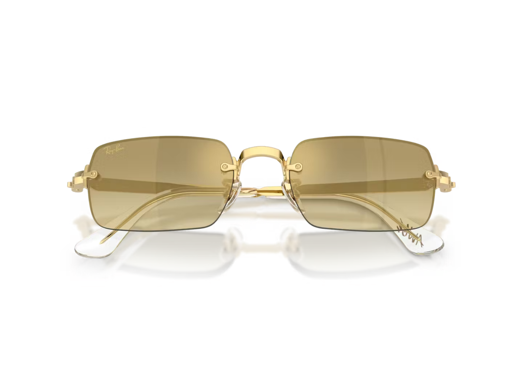 Ray-Ban A$AP Rocky RB 3928 Metal Sunglasses Brown Mirror Gold Gradient Arista Gold