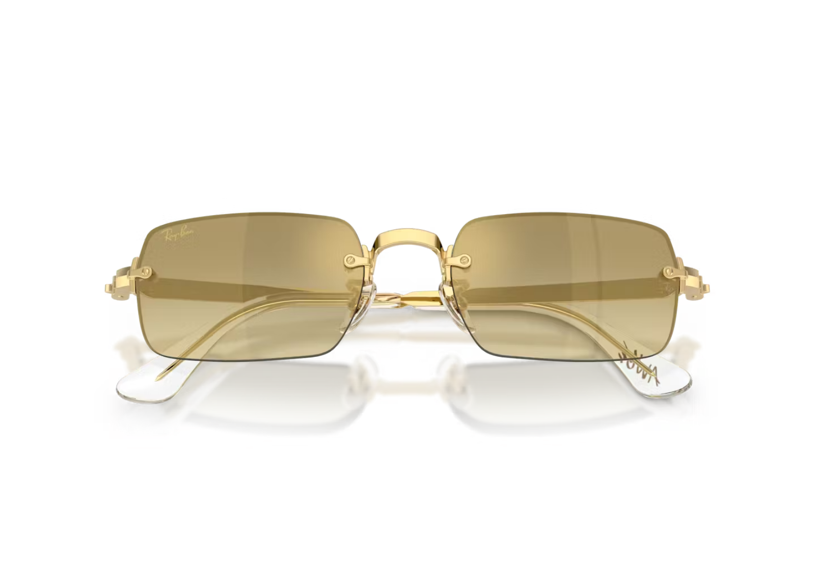 Ray-Ban A$AP Rocky RB 3928 Metal Sunglasses Brown Mirror Gold Gradient Arista Gold