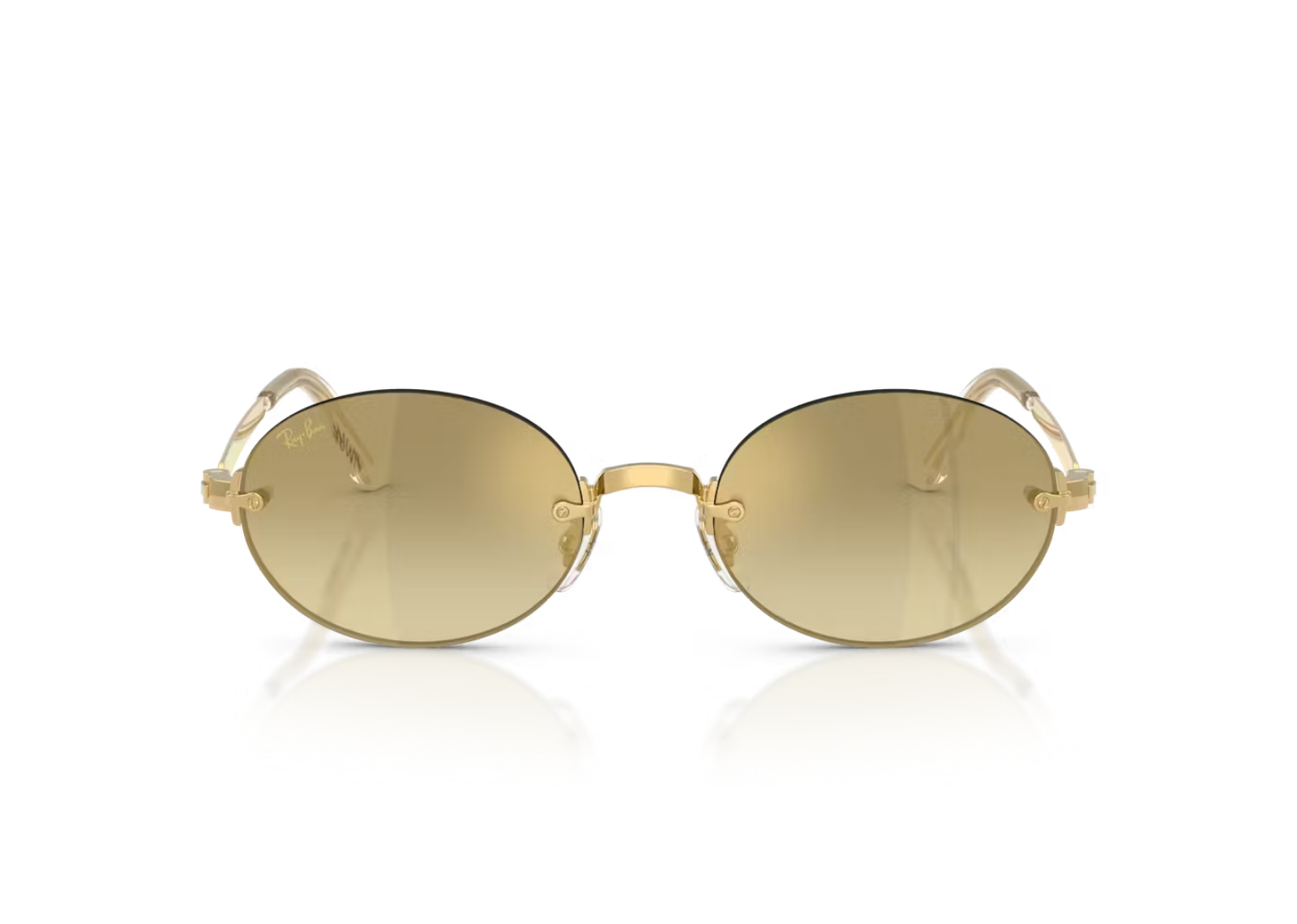 Ray-Ban A$AP Rocky RB 3929 Metal Sunglasses Brown Mirror Gold Gradient Arista Gold