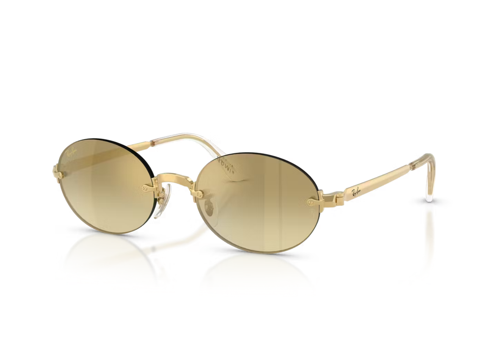 Ray-Ban A$AP Rocky RB 3929 Metal Sunglasses Brown Mirror Gold Gradient Arista Gold