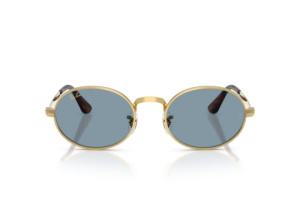 Ray-Ban A$AP Rocky RB 3931 Metal Sunglasses Blue Lens Arista Gold