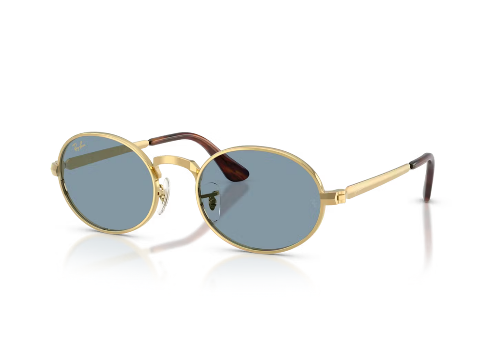 Ray-Ban A$AP Rocky RB 3931 Metal Sunglasses Blue Lens Arista Gold