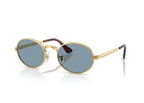 Ray-Ban A$AP Rocky RB 3931 Metal Sunglasses Blue Lens Arista Gold