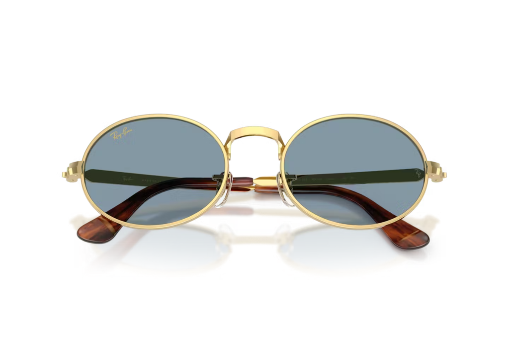Ray-Ban A$AP Rocky RB 3931 Metal Sunglasses Blue Lens Arista Gold