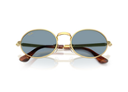 Ray-Ban A$AP Rocky RB 3931 Metal Sunglasses Blue Lens Arista Gold