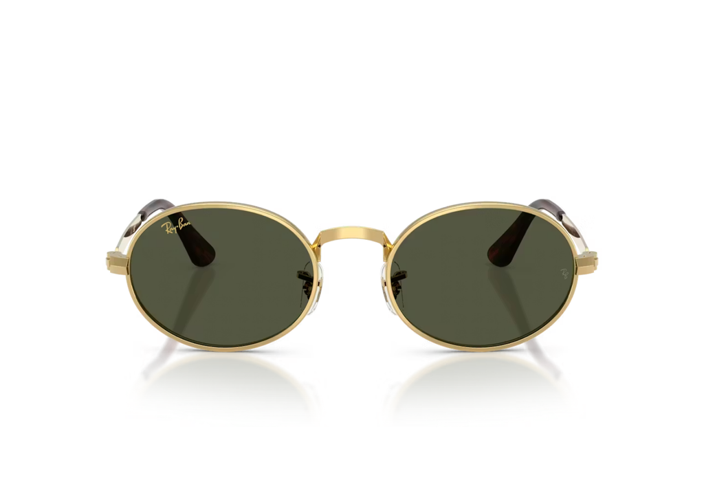 Ray-Ban A$AP Rocky RB 3931 Metal Sunglasses Green Polarized Lens Arista Gold