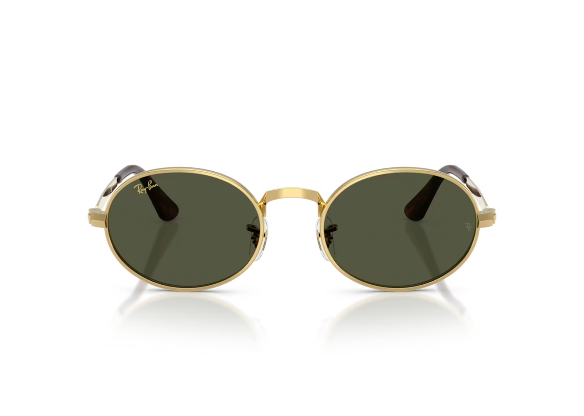 Ray-Ban A$AP Rocky RB 3931 Metal Sunglasses Green Polarized Lens Arista Gold