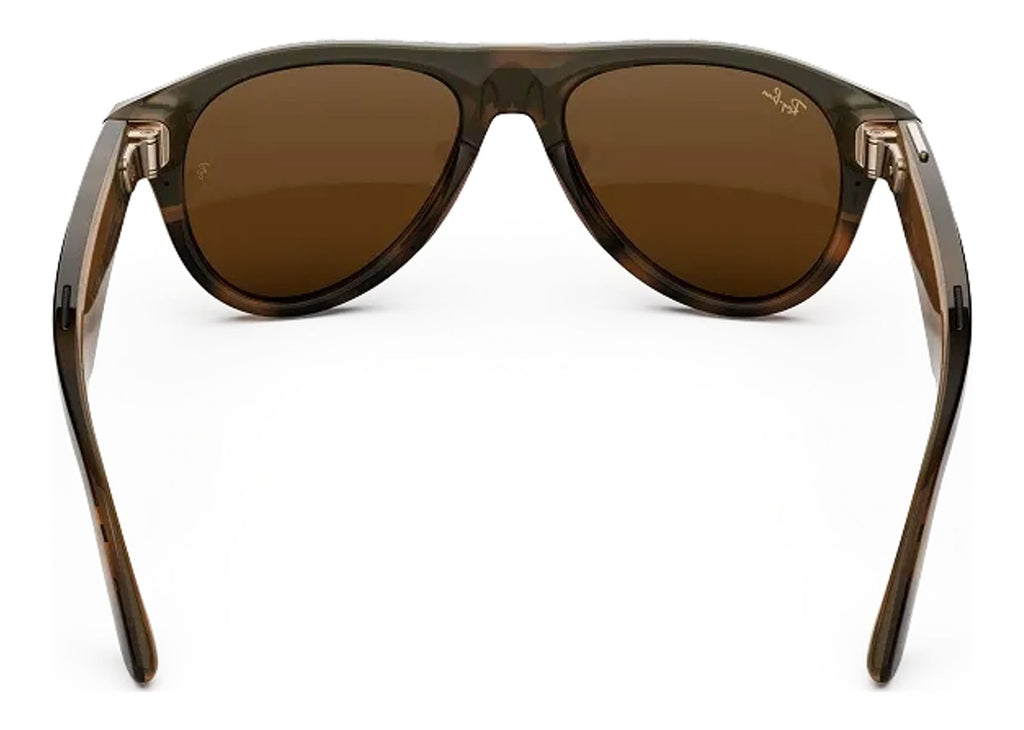 Ray-Ban Meta Aviator Gen 3 AI Smart Glasses Brown Lens Havana