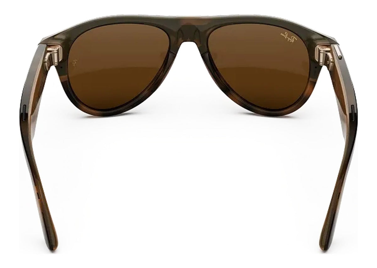 Ray-Ban Meta Aviator Gen 3 AI Smart Glasses Brown Lens Havana