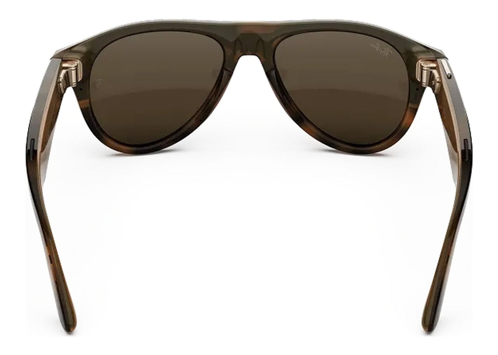 Ray-Ban Meta Aviator Gen 3 AI Smart Glasses Transitions Brown Lens Havana