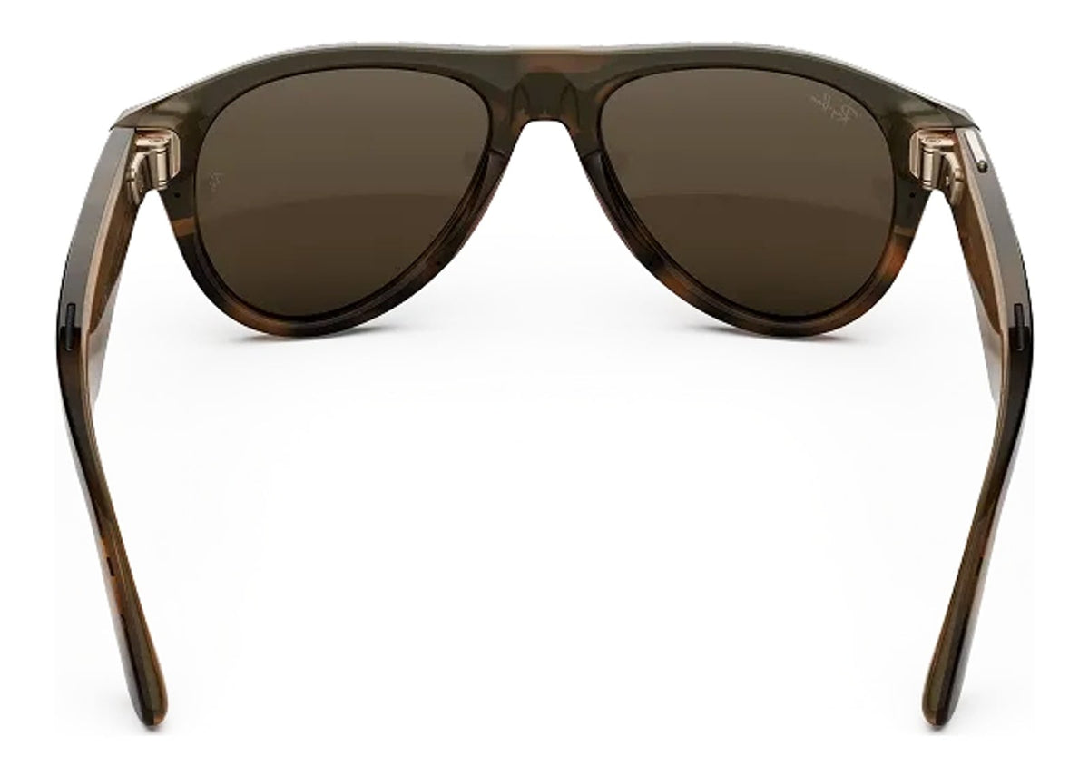Ray-Ban Meta Aviator Gen 3 AI Smart Glasses Transitions Brown Lens Havana