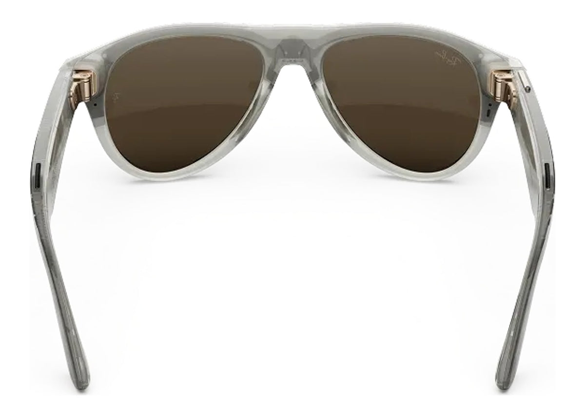 Ray-Ban Meta Aviator Gen 3 AI Smart Glasses Transitions Brown Lens Milky Warm Beige