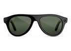 Ray-Ban Meta Aviator Gen 3 AI Smart Glasses Transitions Graphite Green Lens Shiny Black