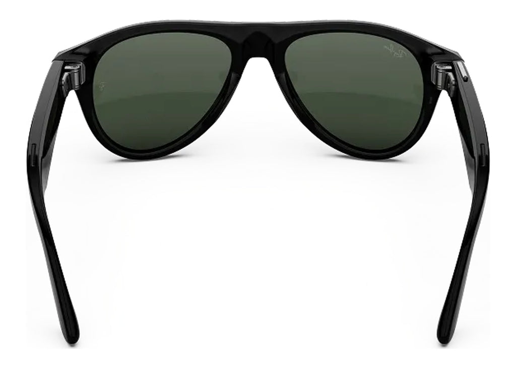 Ray-Ban Meta Aviator Gen 3 AI Smart Glasses Transitions Graphite Green Lens Shiny Black