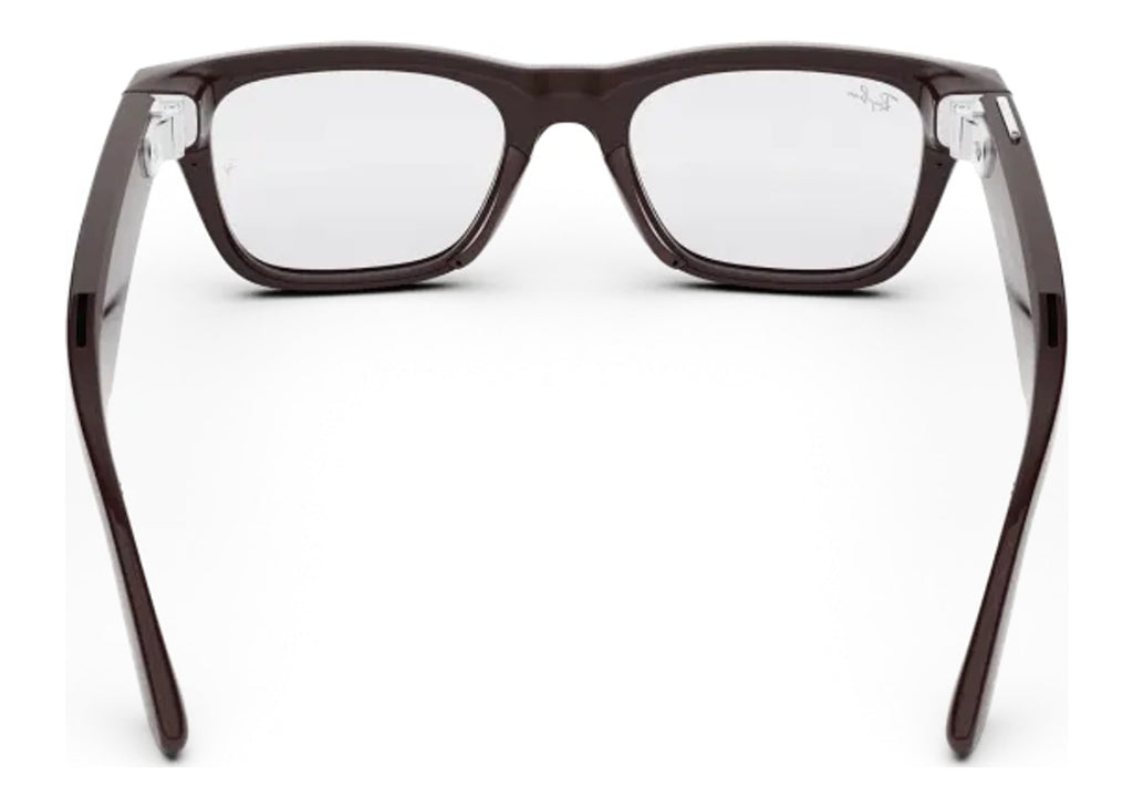 Ray-Ban Meta Blayzer Optics Gen 2 AI Smart Glasses Clear Lens Brick Brown
