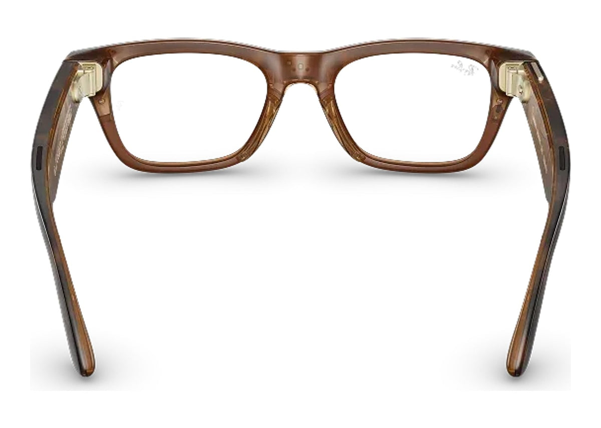 Ray-Ban Meta Blayzer Optics Gen 2 AI Smart Glasses Clear Lens Havana