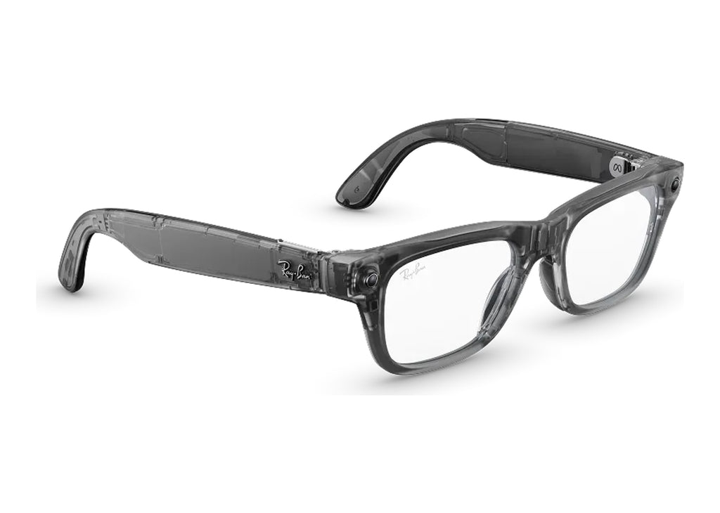 Ray-Ban Meta Blayzer Optics Gen 2 AI Smart Glasses Clear Lens Matte Ice Grey