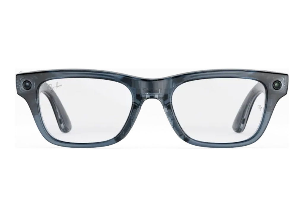 Ray-Ban Meta Blayzer Optics Gen 2 AI Smart Glasses Clear Lens Ocean Blue