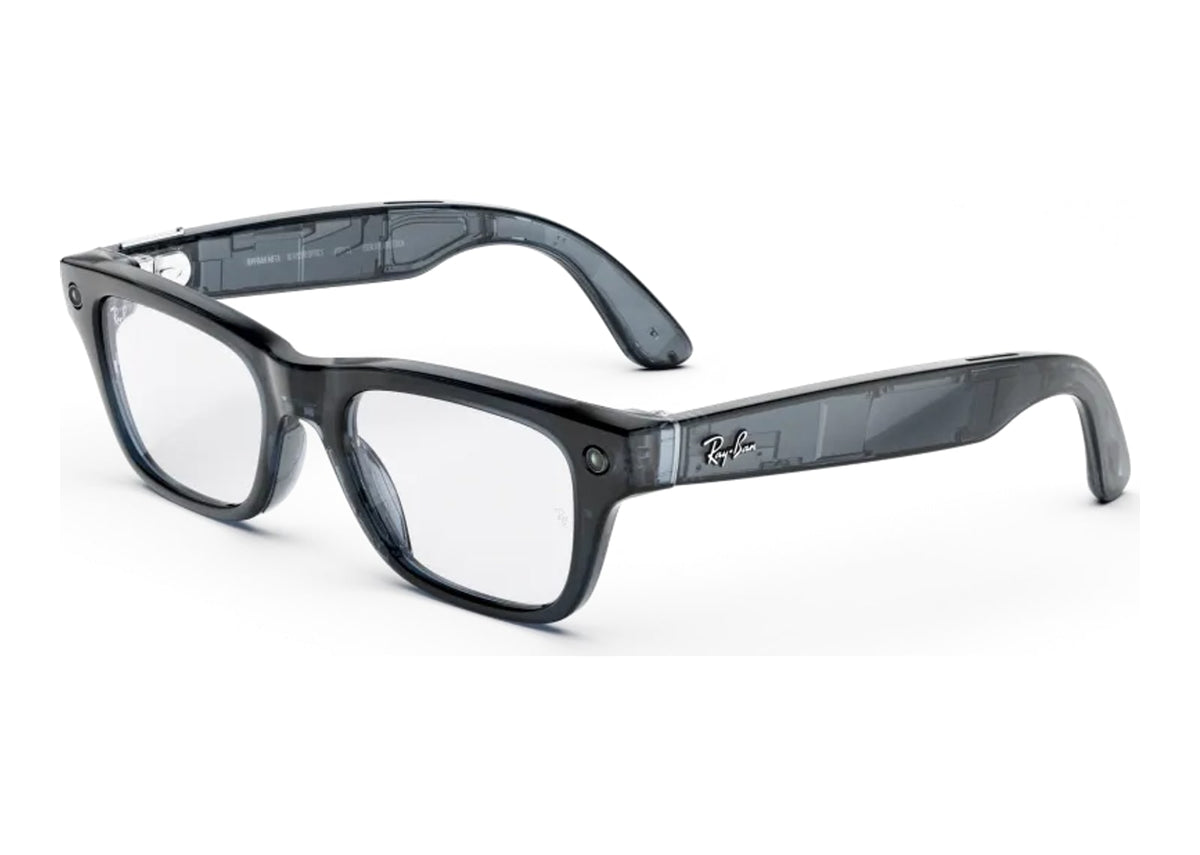 Ray-Ban Meta Blayzer Optics Gen 2 AI Smart Glasses Clear Lens Ocean Blue