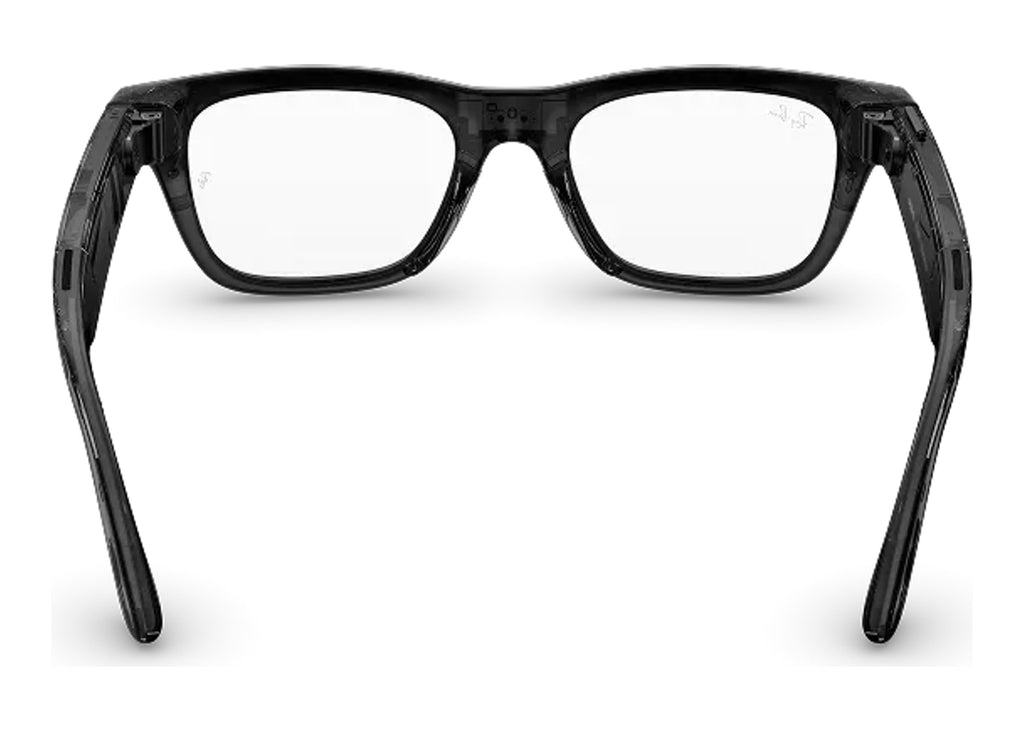 Ray-Ban Meta Blayzer Optics Gen 2 AI Smart Glasses Clear Lens Shiny Black