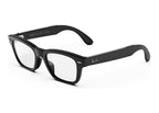 Ray-Ban Meta Burbank Audio AI Smart Glasses Clear Lens Matte Black