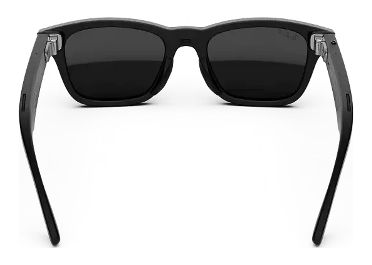 Ray-Ban Meta Burbank Audio AI Smart Glasses Polarized Grey Lens Matte Black
