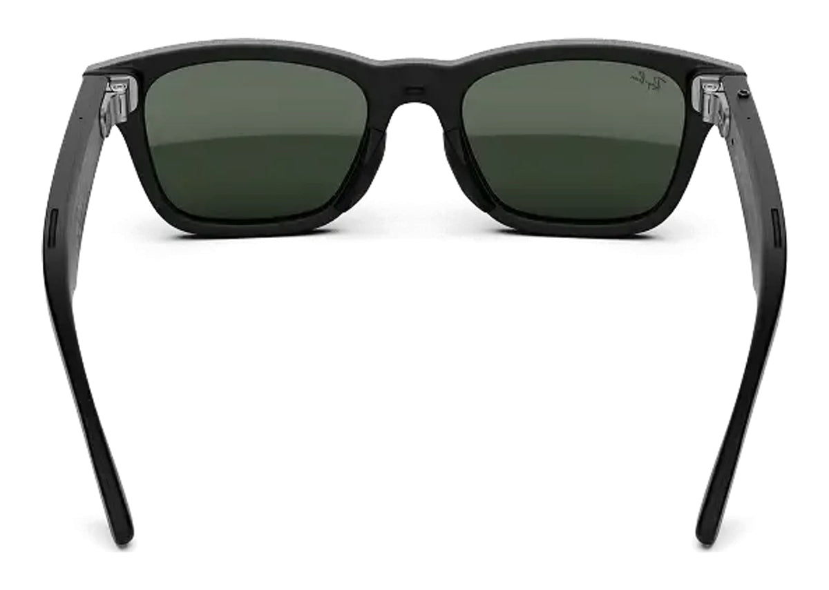 Ray-Ban Meta Burbank Audio AI Smart Glasses Transitions Graphite Green Lens Matte Black