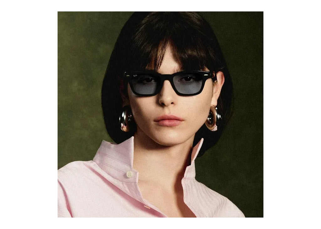 Ray-Ban Meta Burbank Audio AI Smart Glasses Transitions Grey Lens Shiny Black