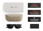 Ray-Ban Meta Burbank Audio AI Smart Glasses Transitions Grey Lens Shiny Black