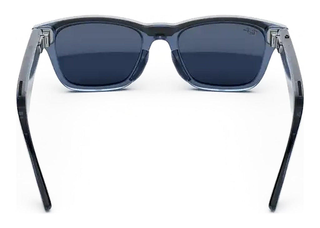 Ray-Ban Meta Burbank Audio AI Smart Glasses Transitions Sapphire Lens Blue