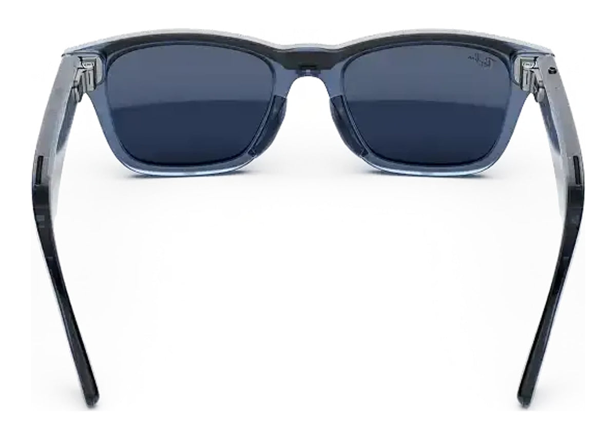 Ray-Ban Meta Burbank Audio AI Smart Glasses Transitions Sapphire Lens Blue