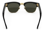 Ray-Ban Meta Clubmaster Audio AI Smart Glasses Green Lens Shiny Black