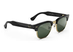 Ray-Ban Meta Clubmaster Audio AI Smart Glasses Transitions Graphite Green Lens Shiny Black