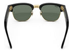 Ray-Ban Meta Clubmaster Audio AI Smart Glasses Transitions Graphite Green Lens Shiny Black