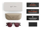 Ray-Ban Meta Clubmaster Audio AI Smart Glasses Transitions Ruby Lens Orchid