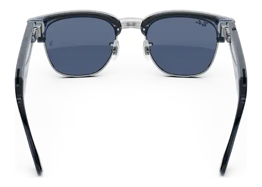 Ray-Ban Meta Clubmaster Audio AI Smart Glasses Transitions Sapphire Lens Blue